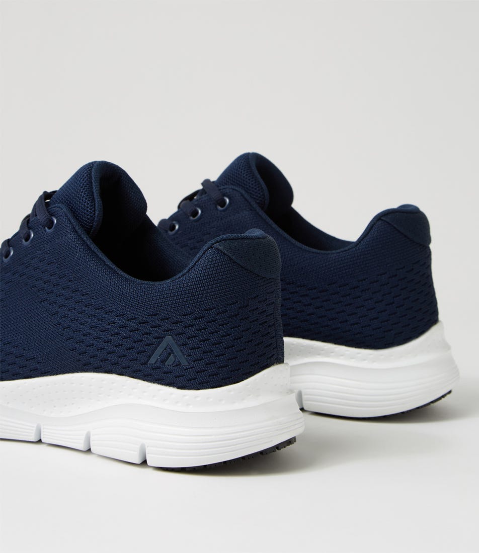 Wenz Navy Mesh Sneakers