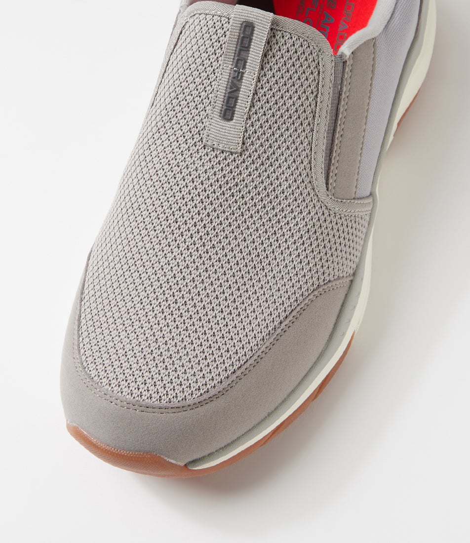 Zake Design Zake Light Grey Mesh Sneakers