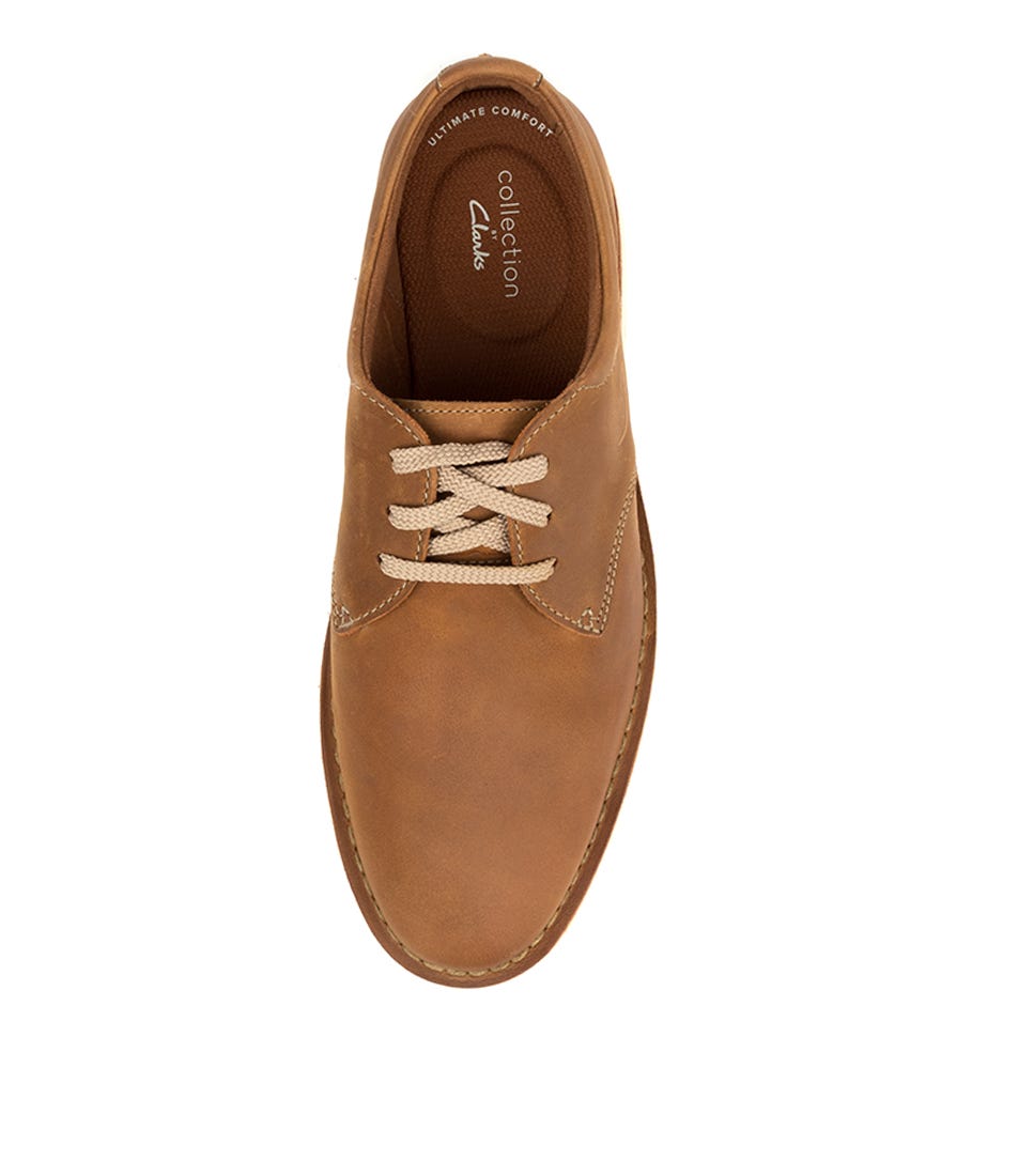 Clark’s Collection Suede Forge Vibe Oxford Tan Men’s 9 Clarks Men main image 3