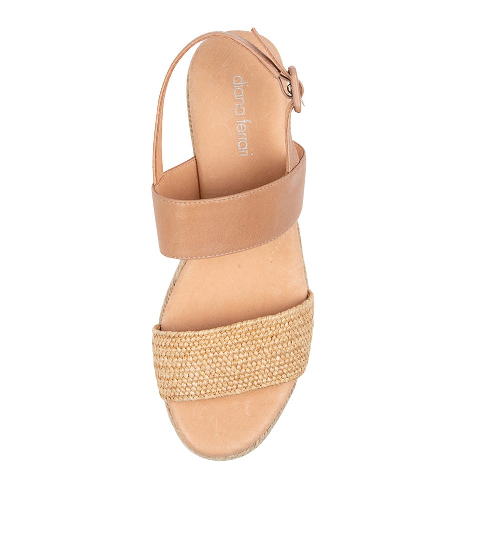 RODADEN DF NATURAL LATTE WOVEN LEATHER