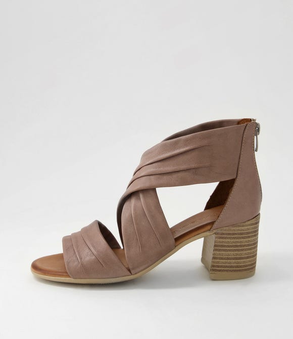 Wives Taupe Leather Sandals