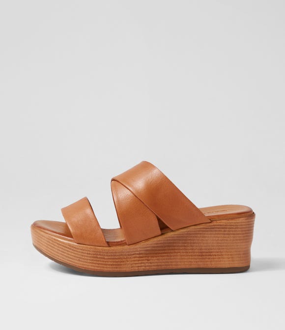 Cisabel Tan Leather Sandals
