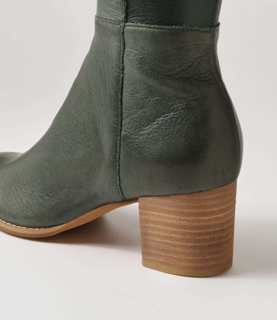 Setley Forest Leather Stretch Knee High Boots
