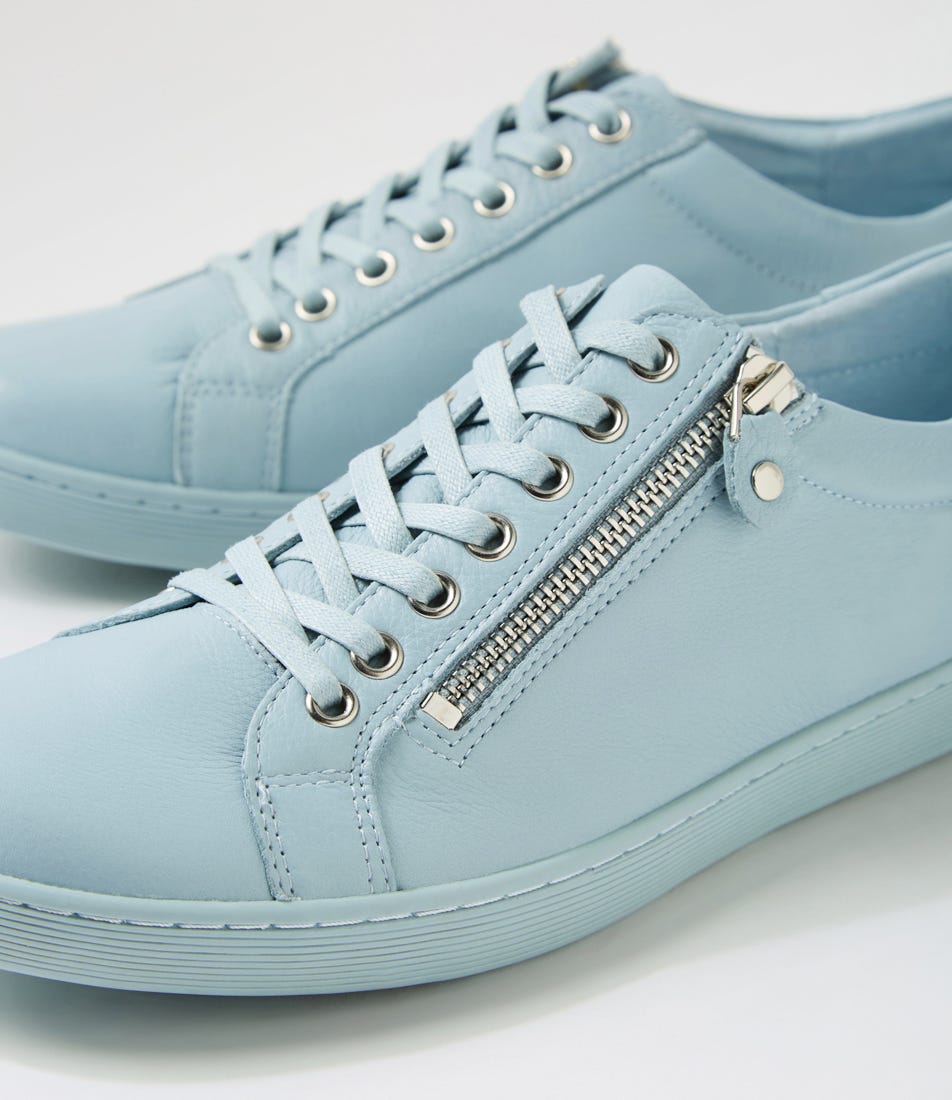 Donat Denim Leather Sneakers