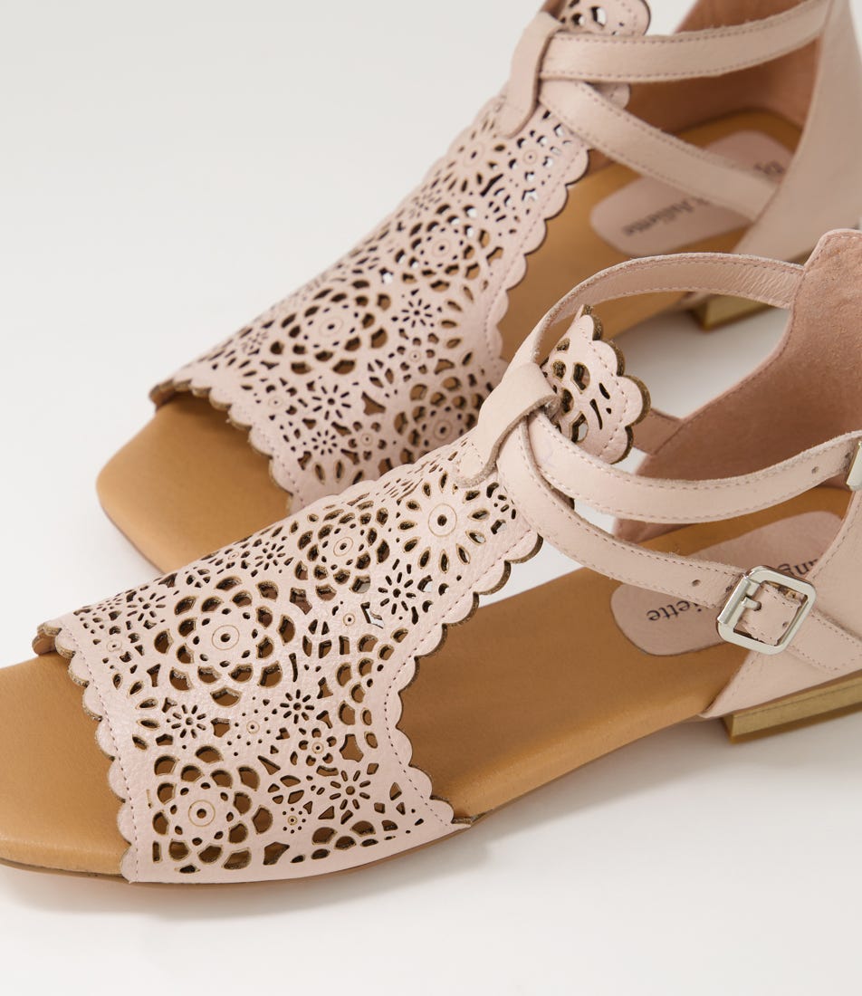 Paedan Rose Leather Sandals