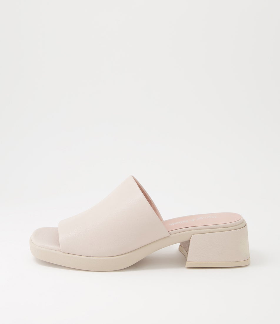 Parnee Parnee Nude Leather Mules