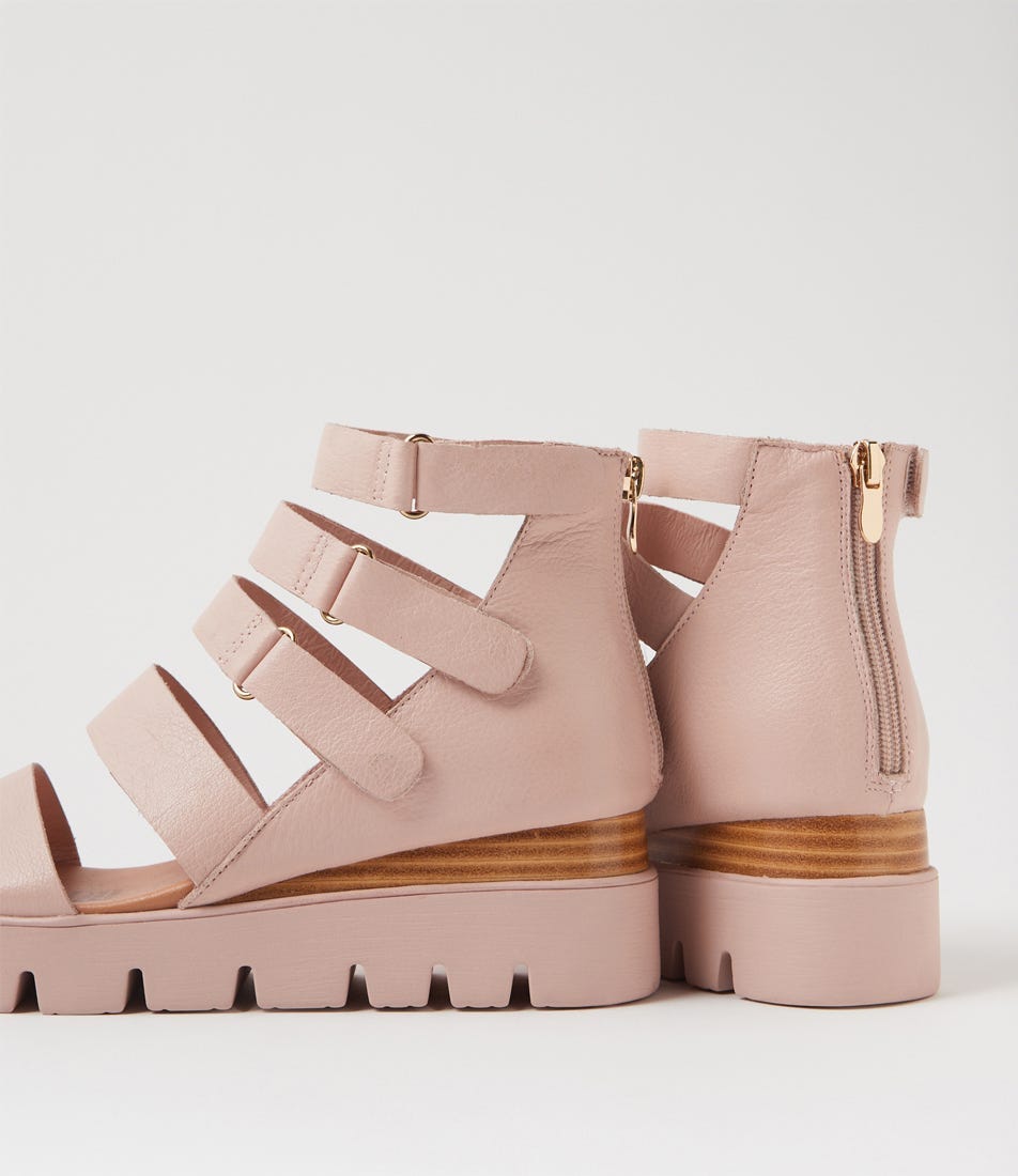 Raafe Rose Leather Sandals
