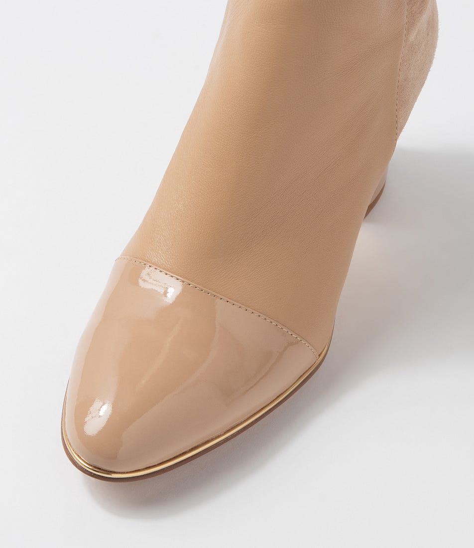 Kenry Camel Mix Knee High Boots