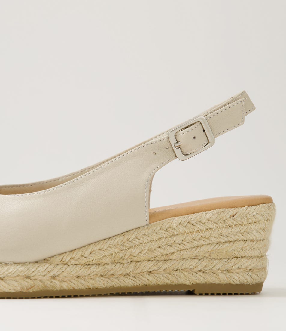 Seif Almond Natural Rope Leather Sandals