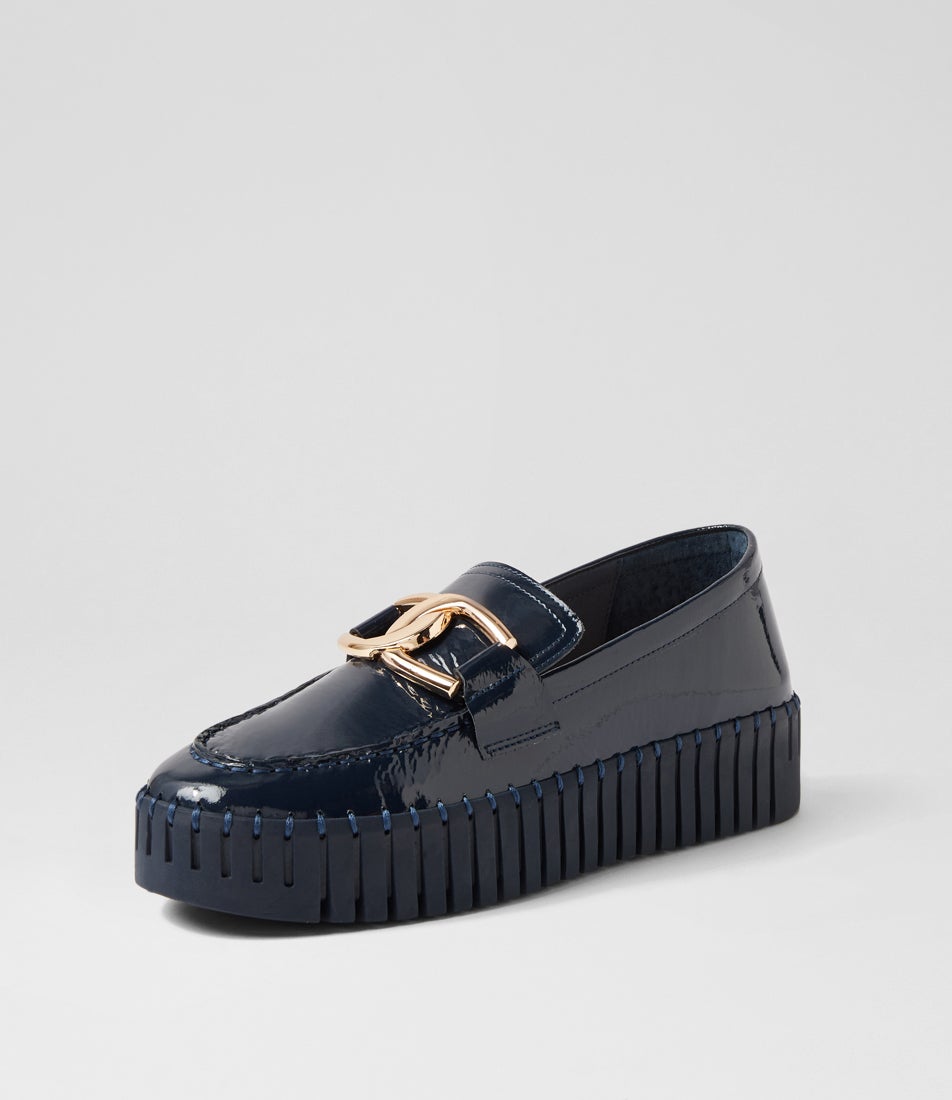 Brontsis BRONTIS DJ NAVY NAVY SOLE PATENT LEATHER