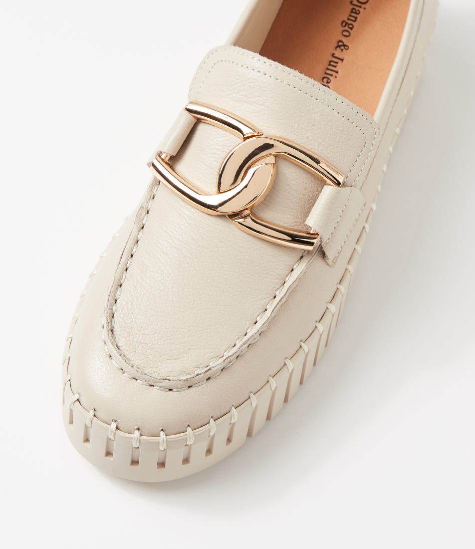 Brontsis Brontis Almond Leather Sneakers | Shop Online at Mathers