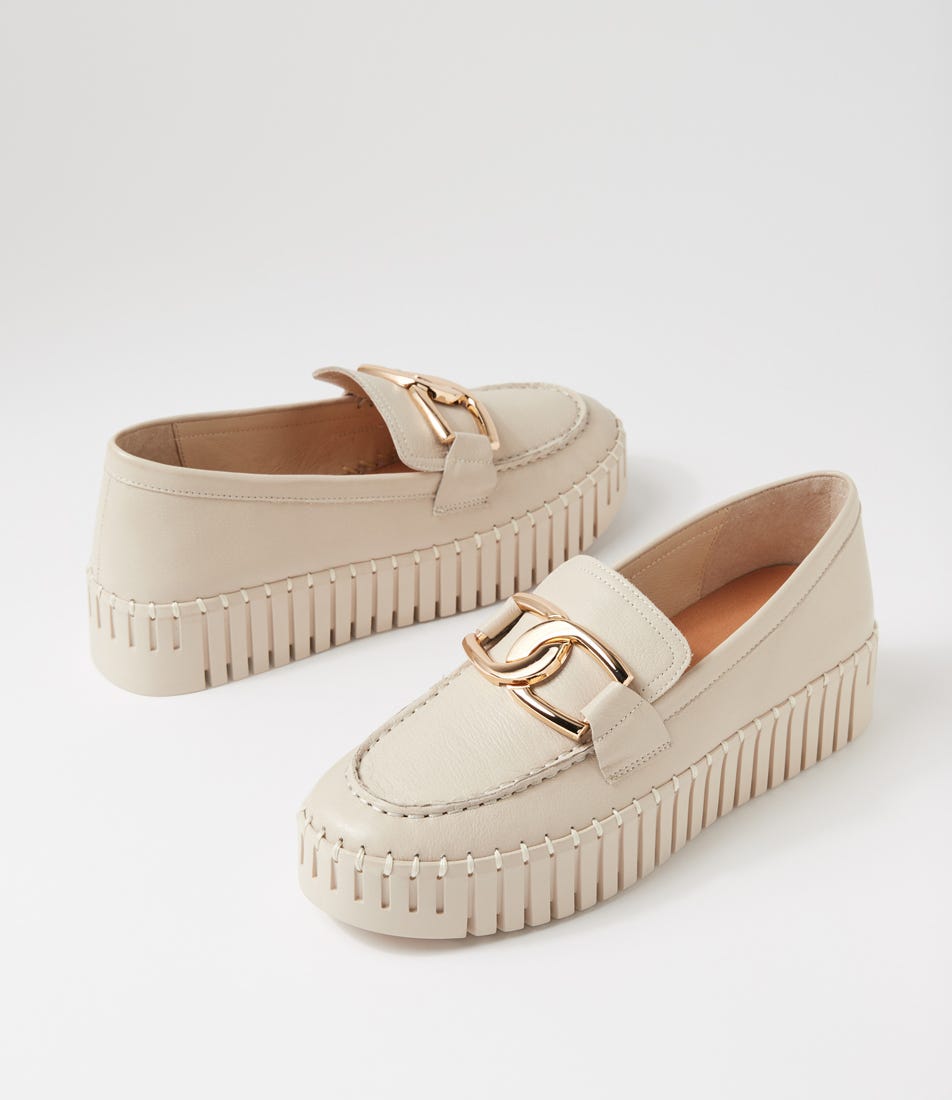 Brontsis Brontis Almond Leather Sneakers