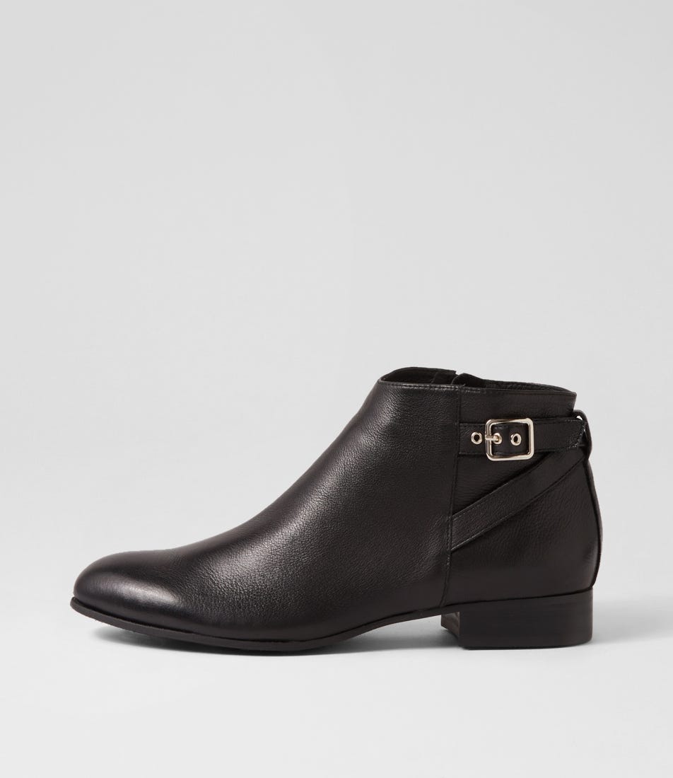 FISSY DJ BLACK BLACK HEEL LEATHER