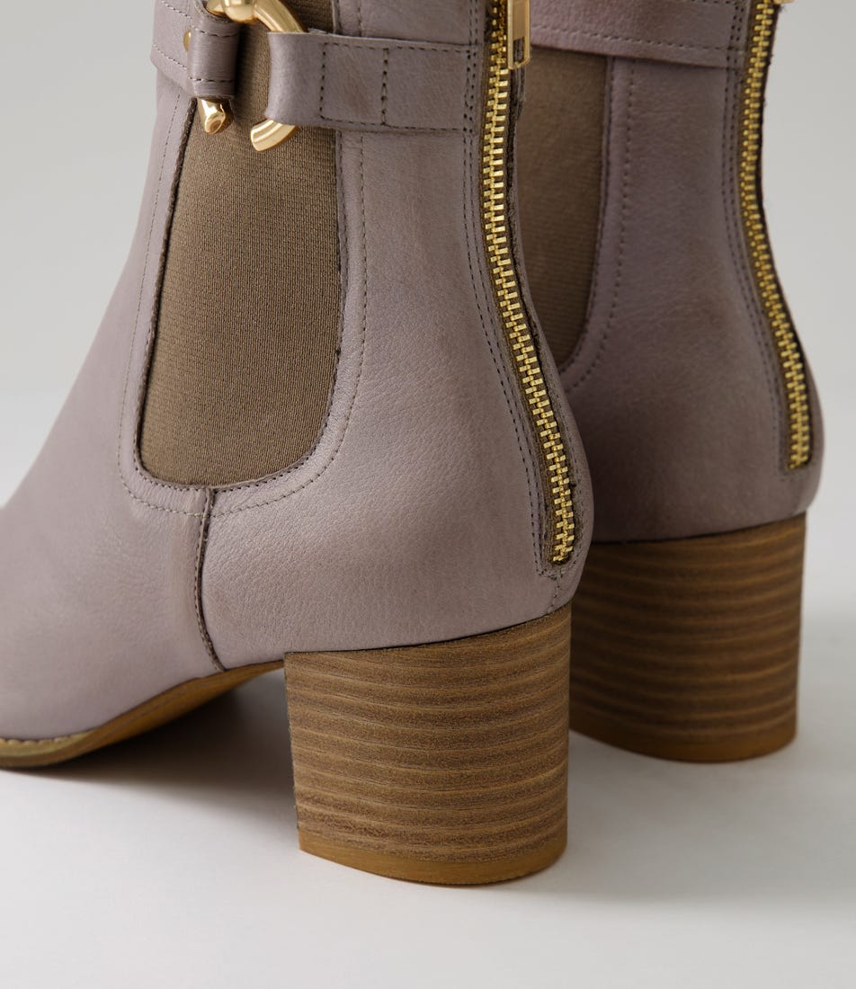 SHOLTO DJ SMOKE NATURAL HEEL LEATHER