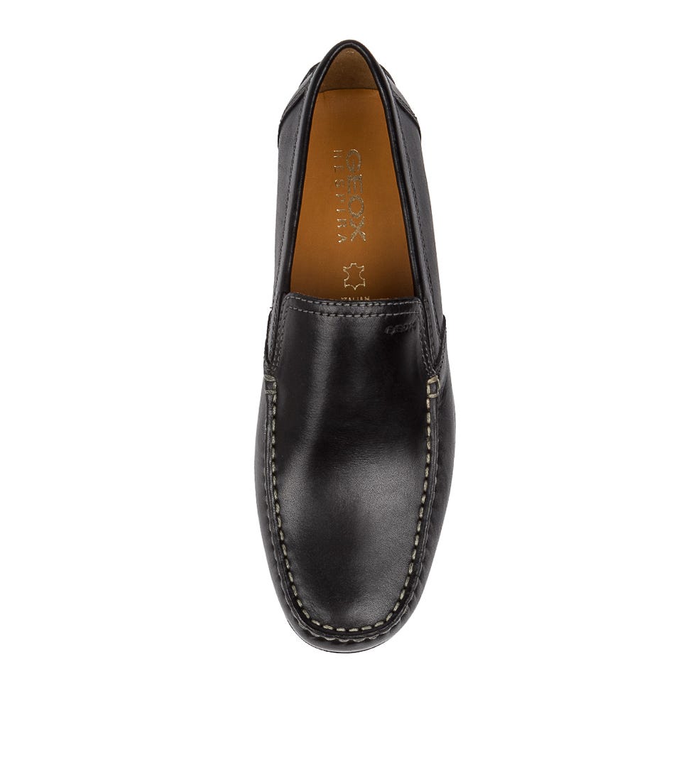 U MONER V BLACK LEATHER