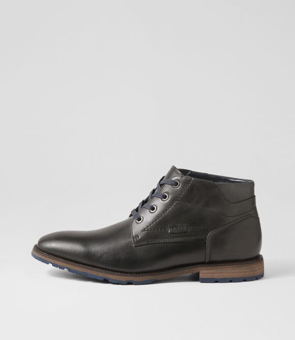 Rational Black Lace Up Boots