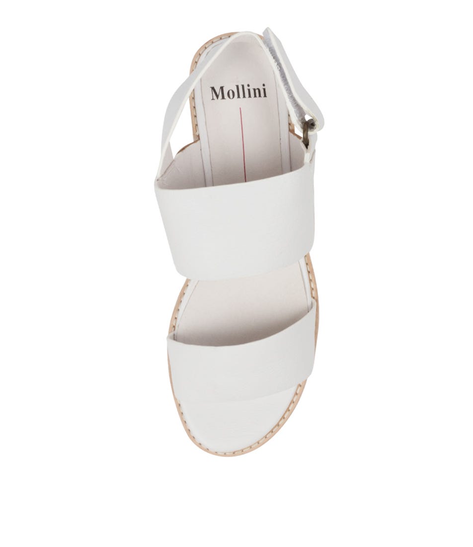 BIRANG MO WHITE DK TAN LEATHER