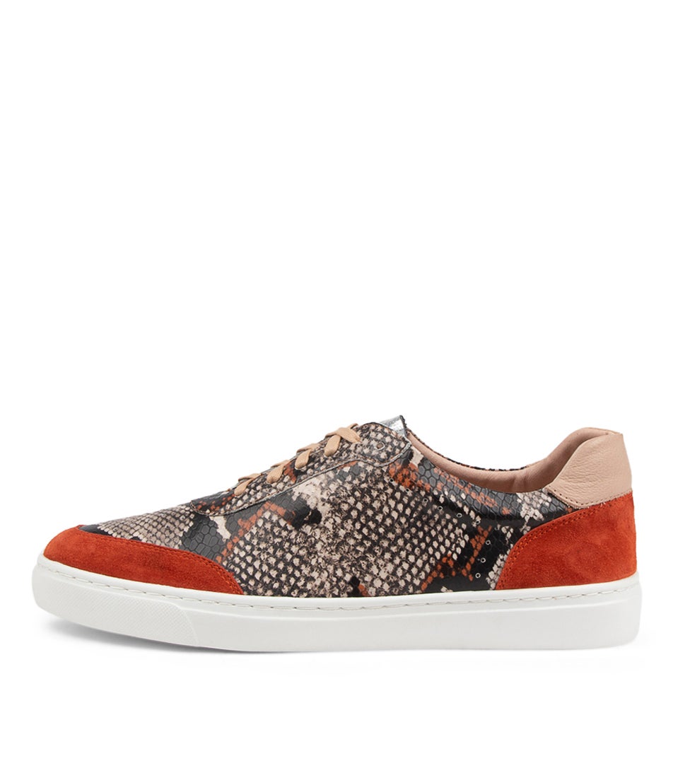 Ocean Python Multi Leather Sneakers