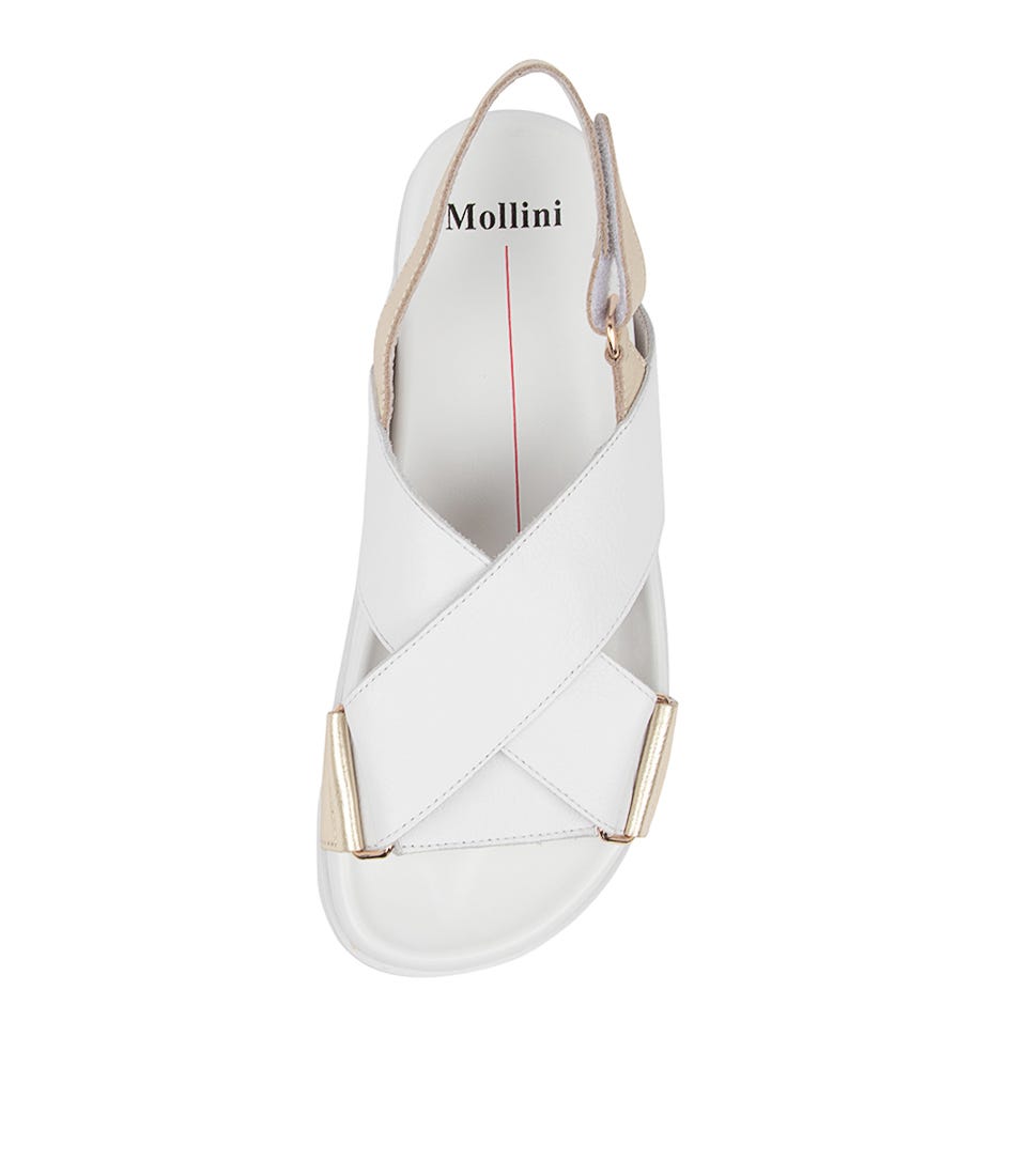 HAYLOW MO WHITE PALE GOLD LEATHER
