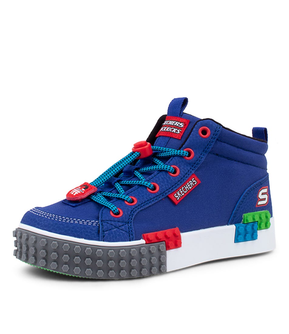 Kool Bricks Jnr Blue Multi Sneakers