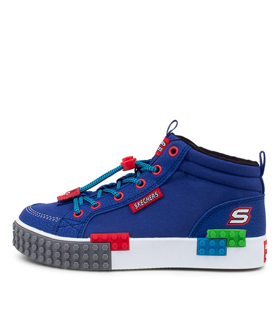 Kool Bricks Jnr Blue Multi Sneakers