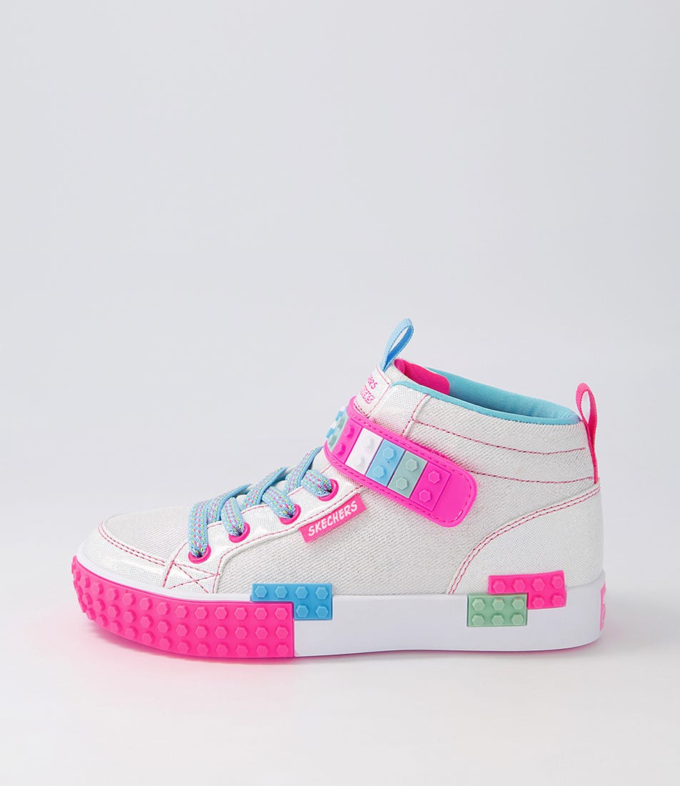 Kool Bricks White Multi Sneakers