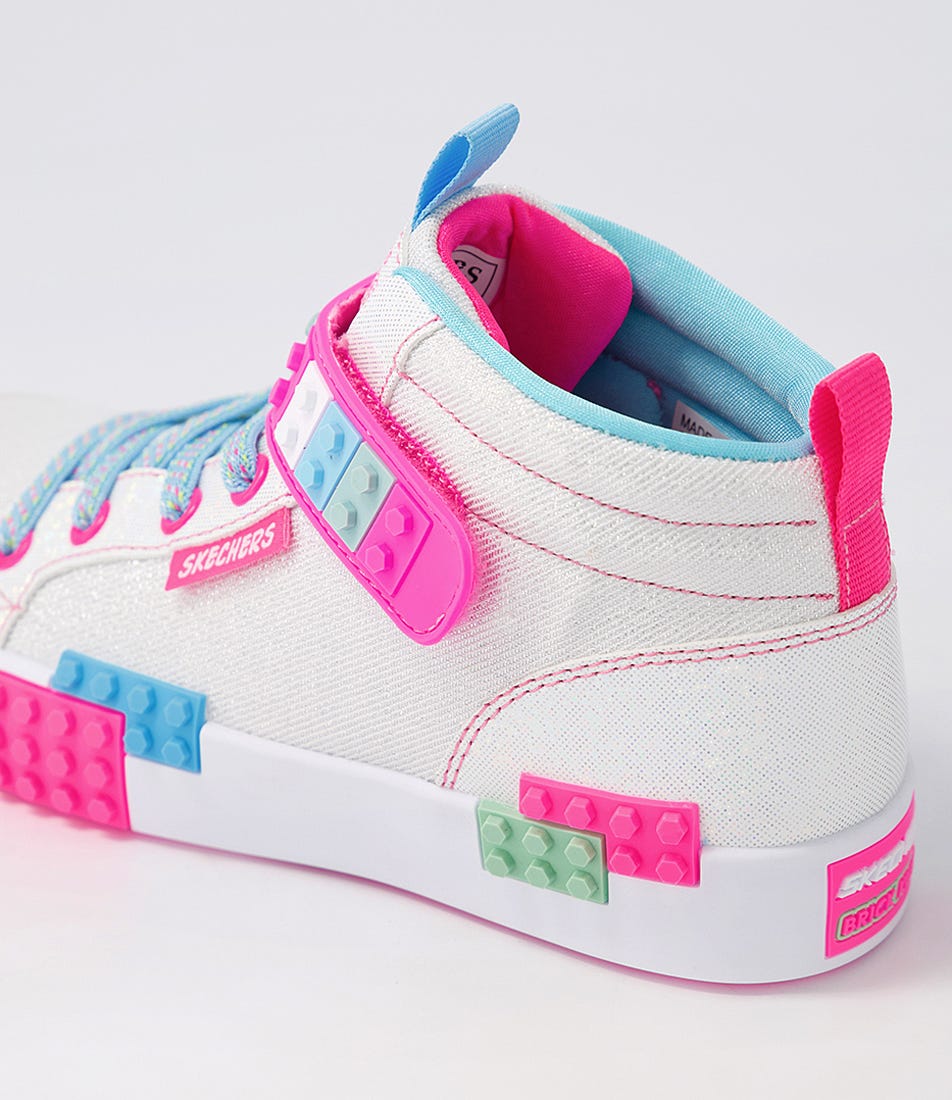 Kool Bricks White Multi Sneakers