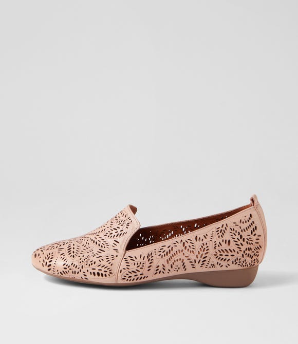 Errin Rose Leather Loafers