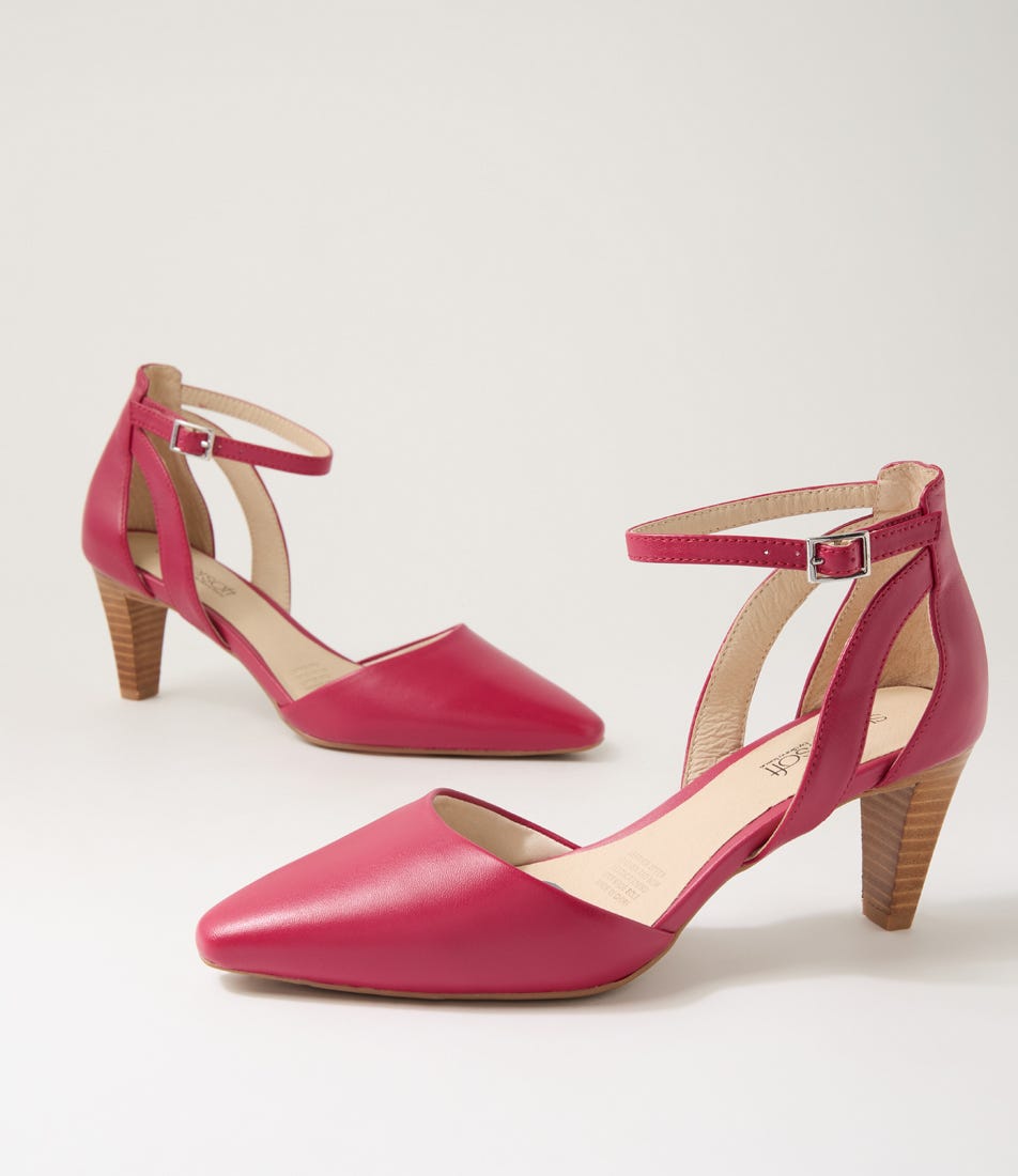 Miriams Ruby Leather Heels