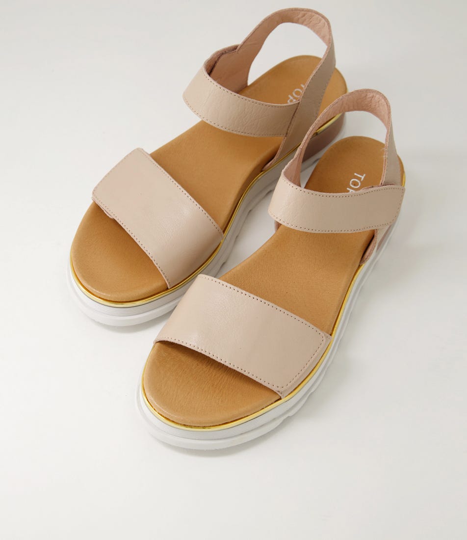 Ulissa Dusty Pink Leather Sandals