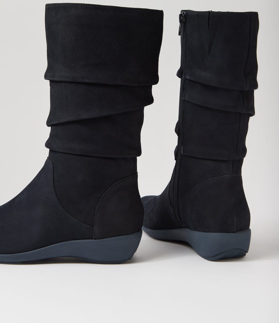Seattle Xf Navy Tumble Nubuck Calf Boots