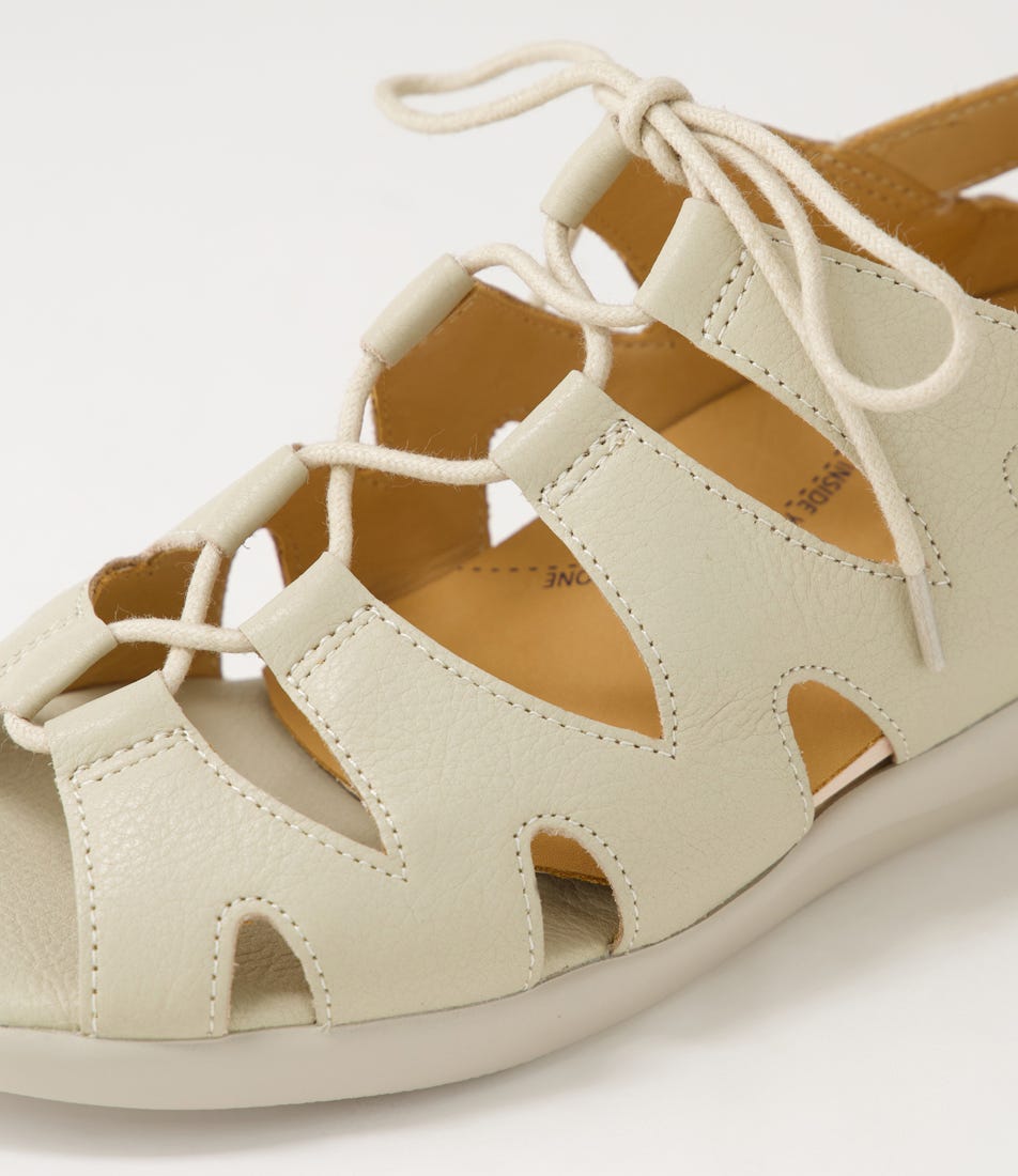 Dafnee W Almond Leather Sandals