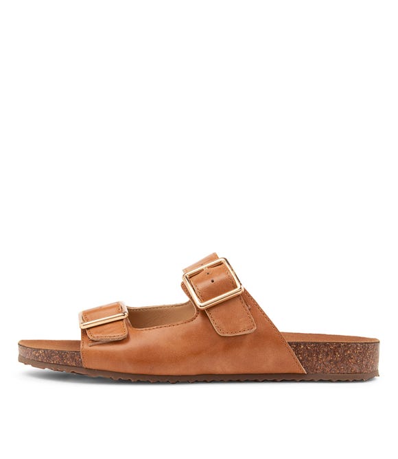 Makosa Xw Tan Leather Sandals