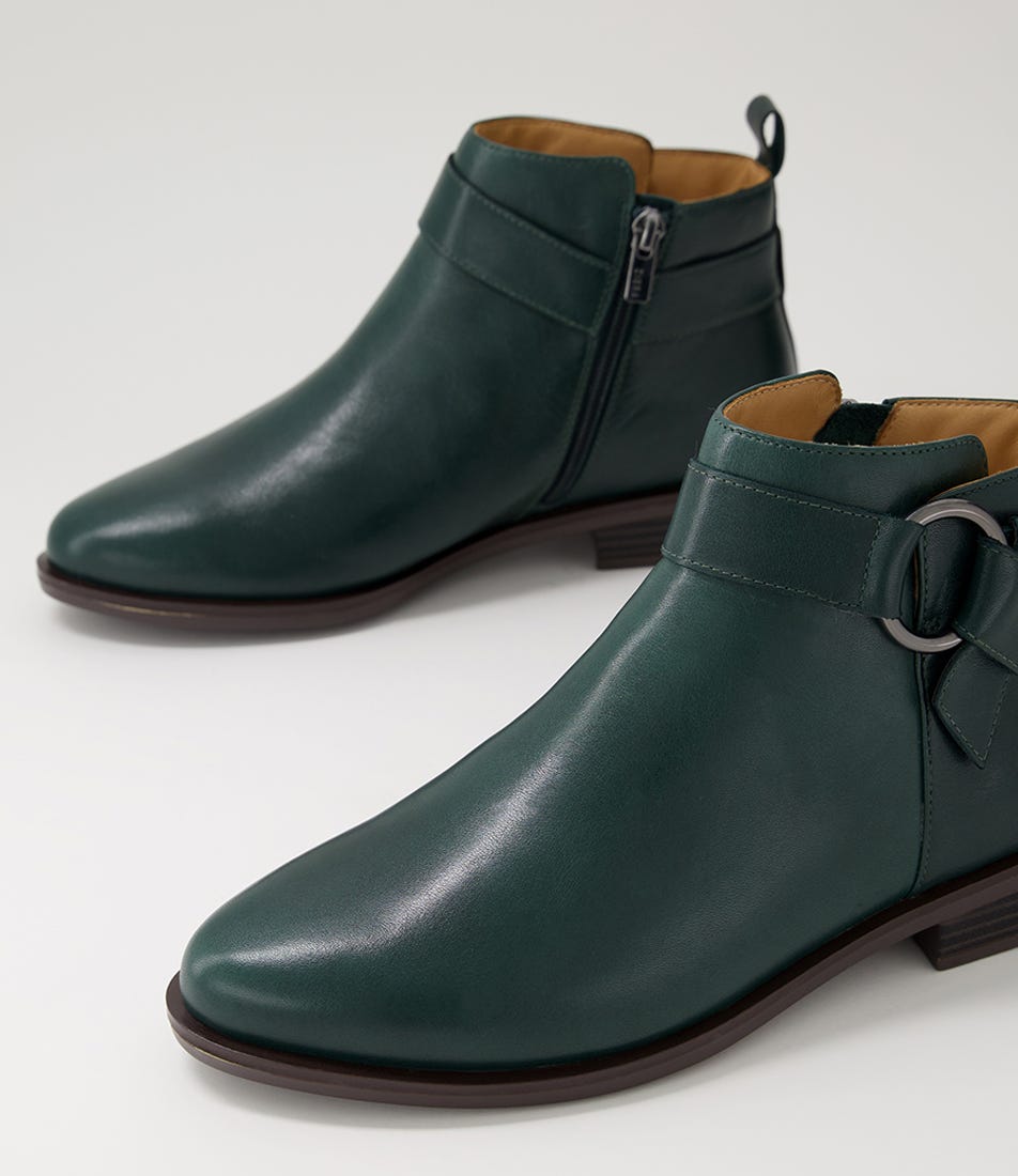 Simonte Xf Forest Leather Ankle Boots