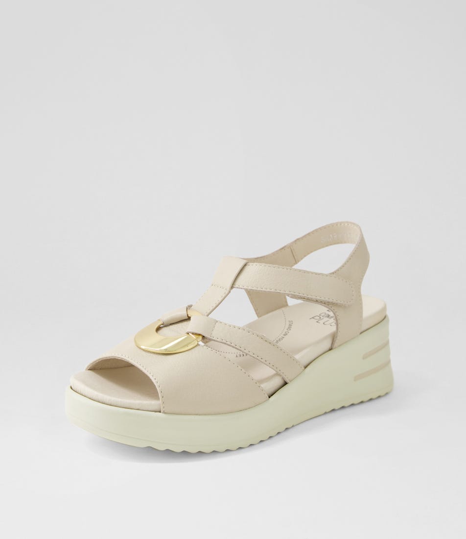 Sharrell Xw Almond Leather Sandals