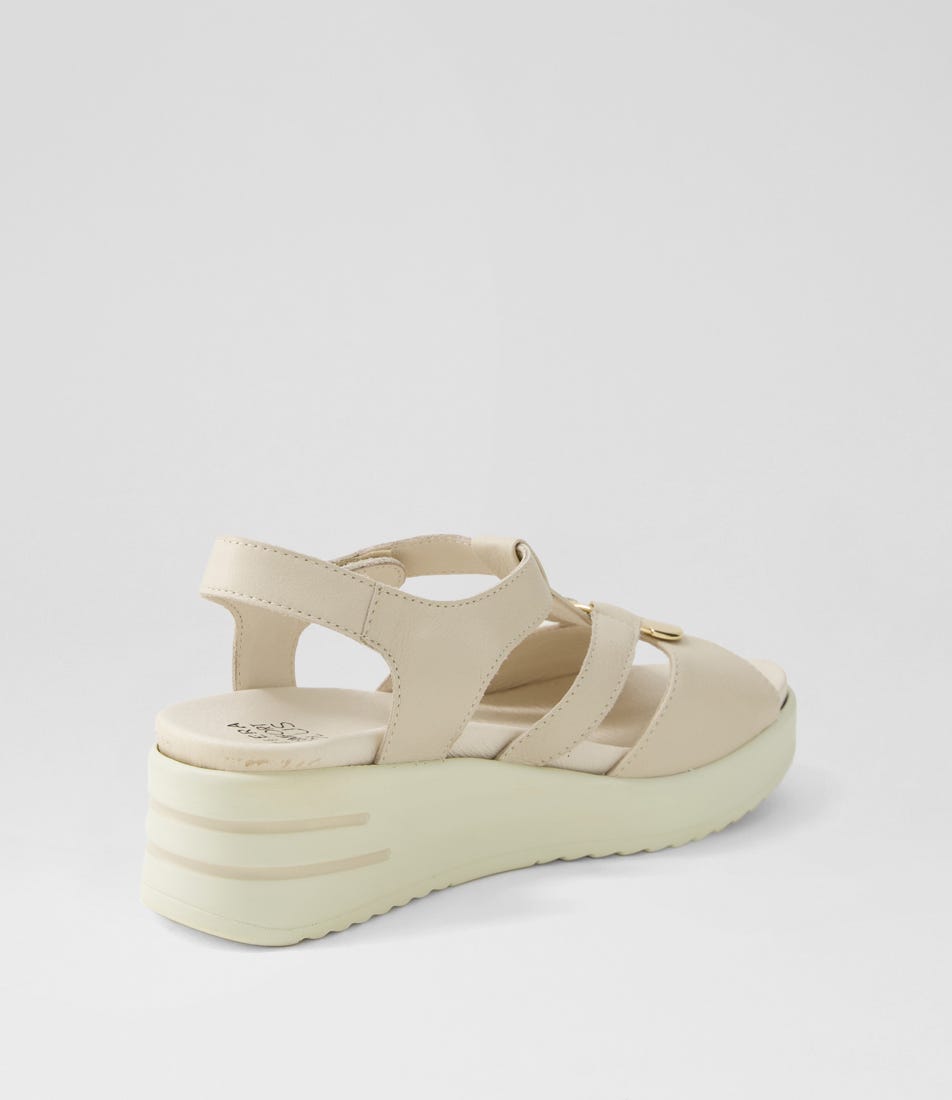 Sharrell Xw Almond Leather Sandals