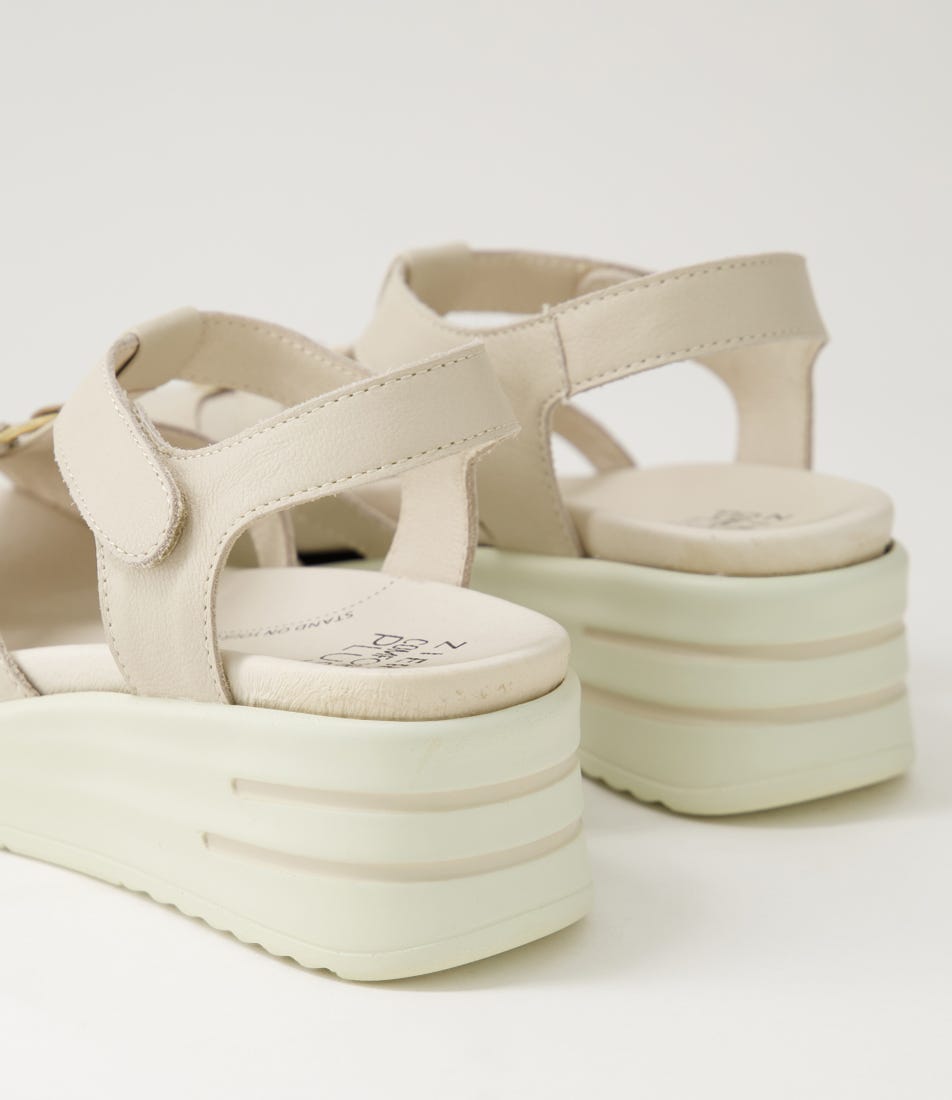 Sharrell Xw Almond Leather Sandals