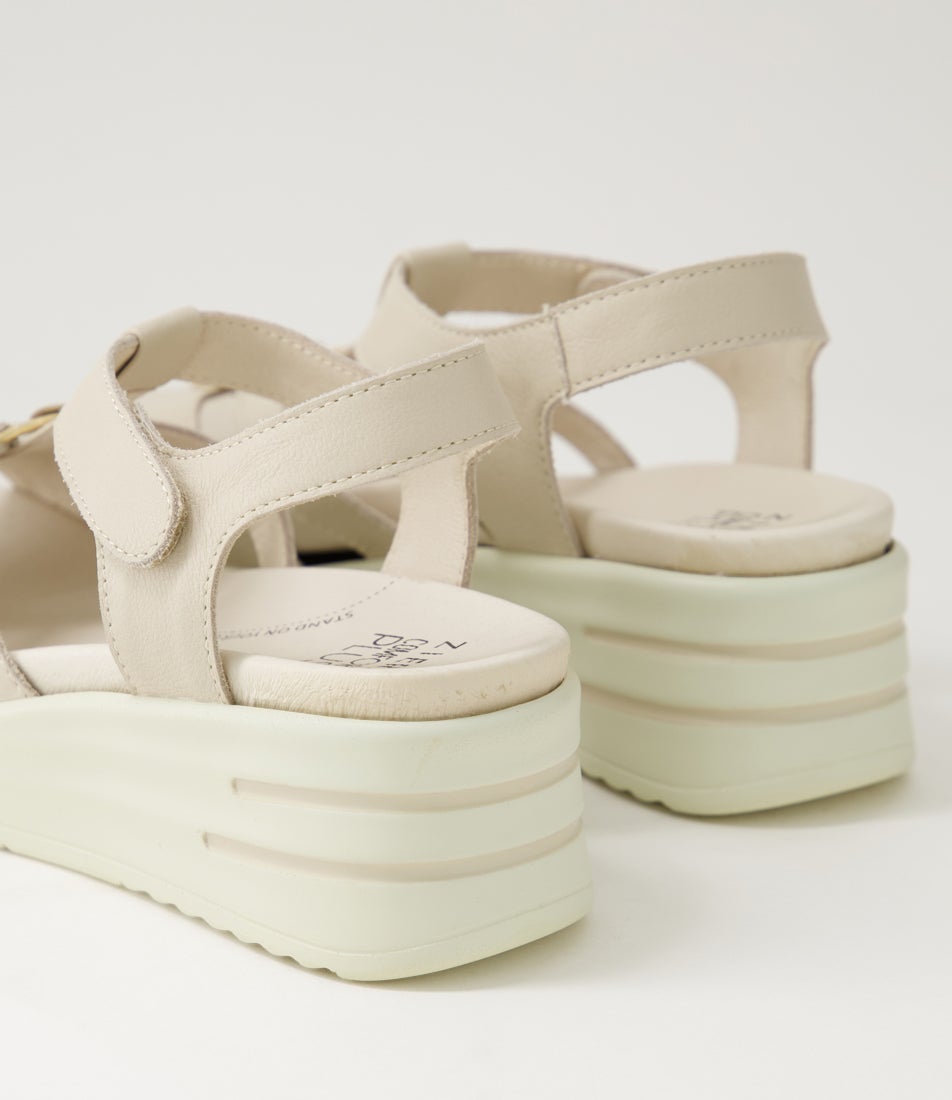 Sharrell Plus Model Sharrell Xw Almond Leather Sandals