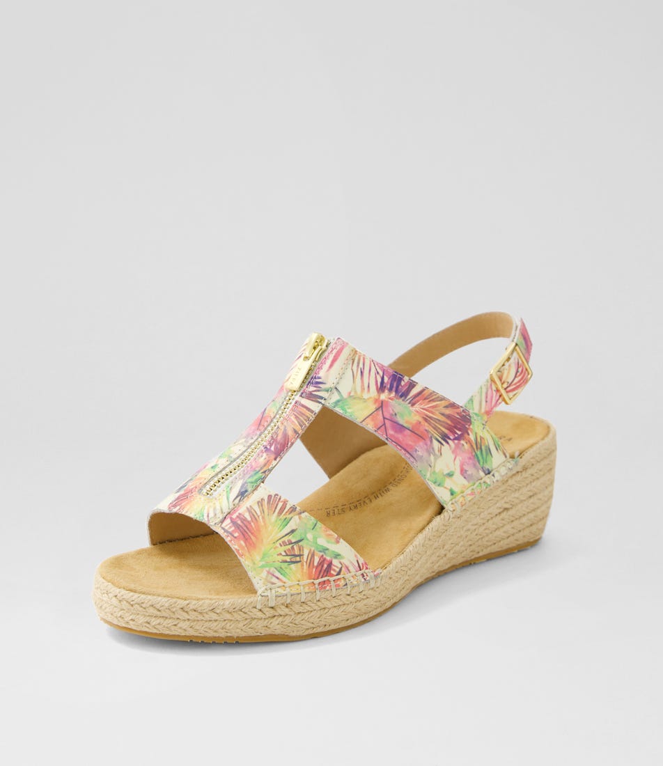 Kiptaa Kipta Xw Multi Palms Leather Sandals