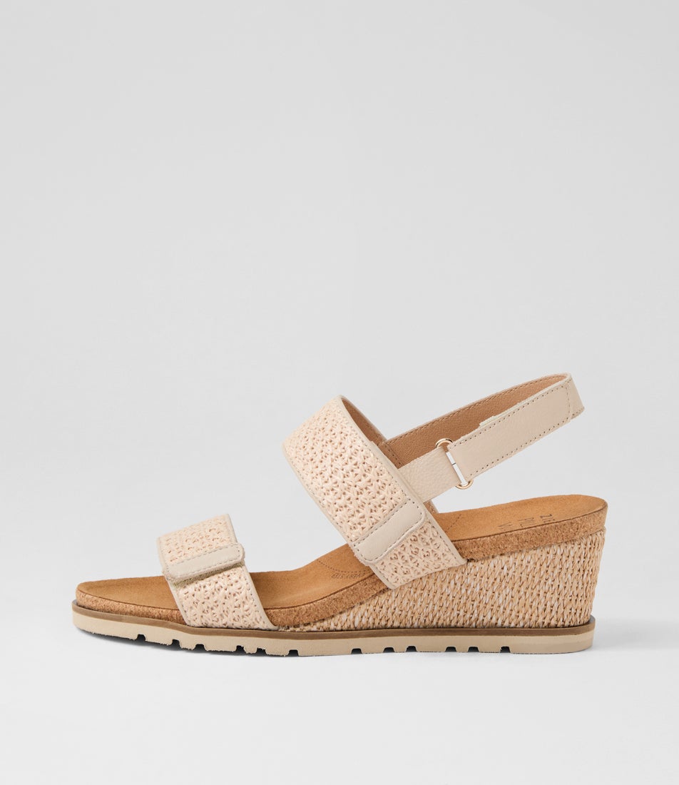 Kift Kift W Natural Fabric Sandals | Shop Online at Mathers