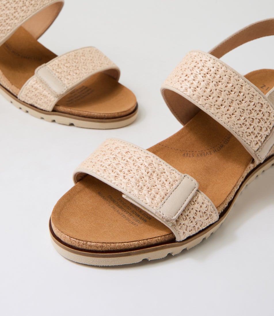 Kift Kift W Natural Fabric Sandals | Shop Online at Mathers
