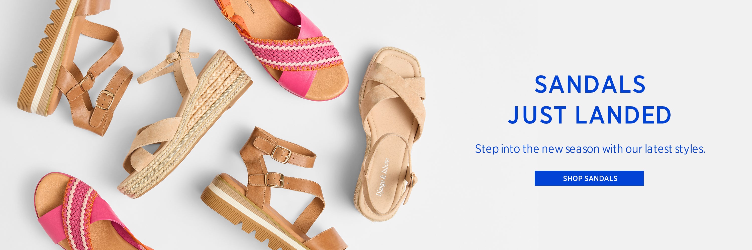 SANDALS JUST LANDED | SHOP NOW