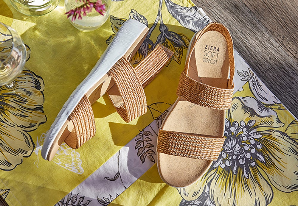 Ziera Usaid W Coffee Woven Sandal