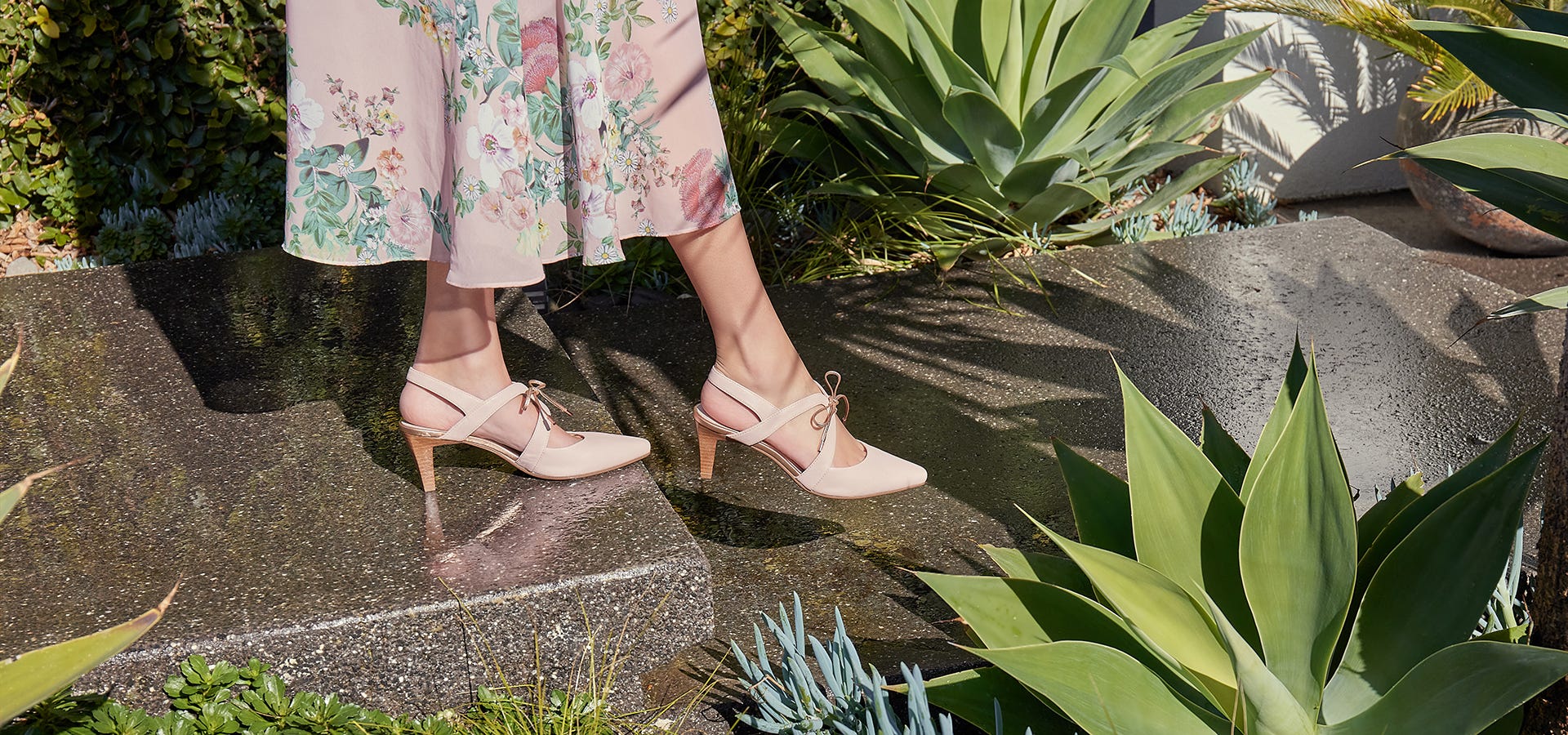 Supersoft Meduza Blush Rose Gold Leather Heel