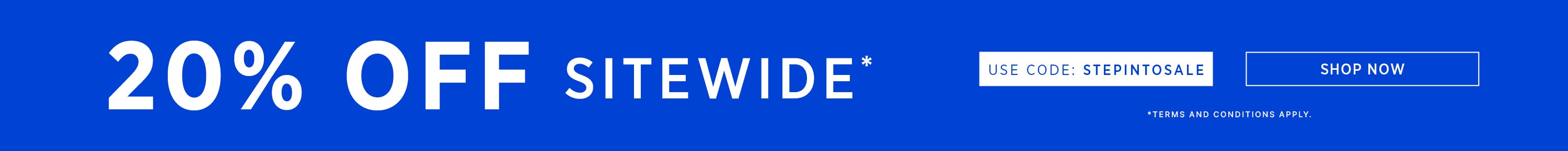 CLICK FRENZY 20% OFF SITEWIDE | SHOP NOW